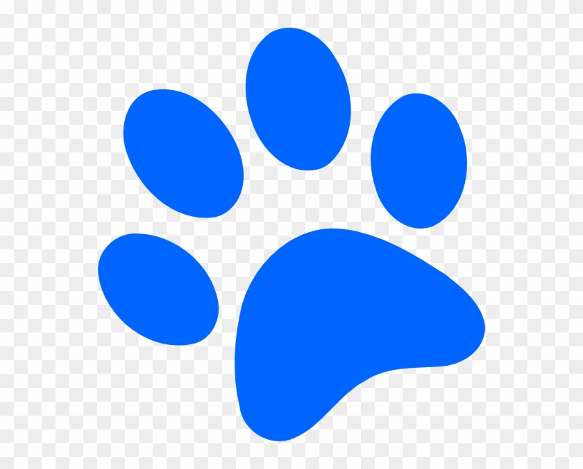 Blur Clipart Pawprint - Blues Clue Paw Print #217435