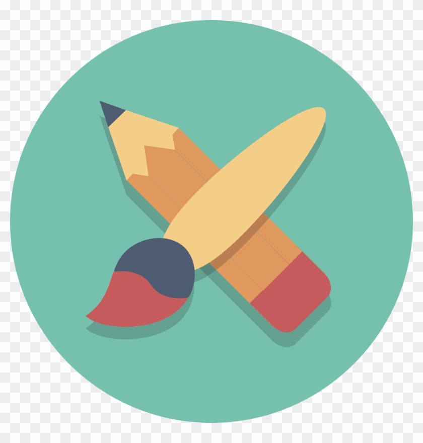 Open - Flat Paint Brush Icon #217458