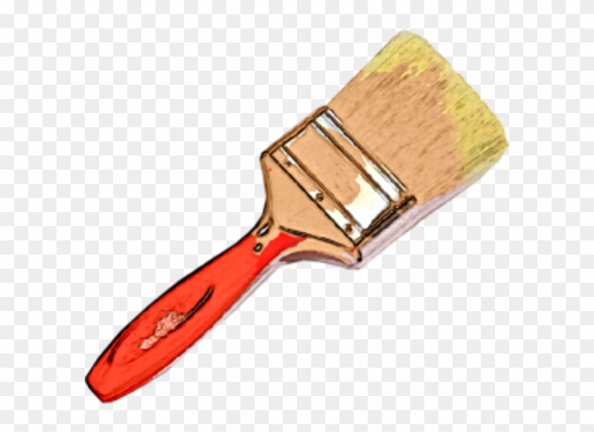 Cartoon Paintbrush Clipart - Large Paint Brush Png #217524