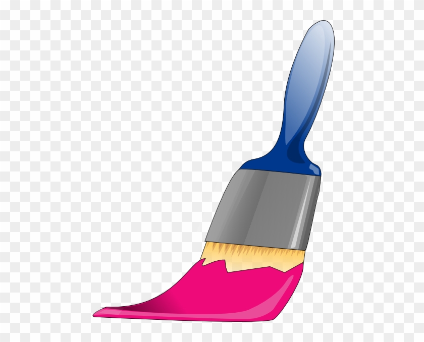 Pink Paint Brush Clipart #217547