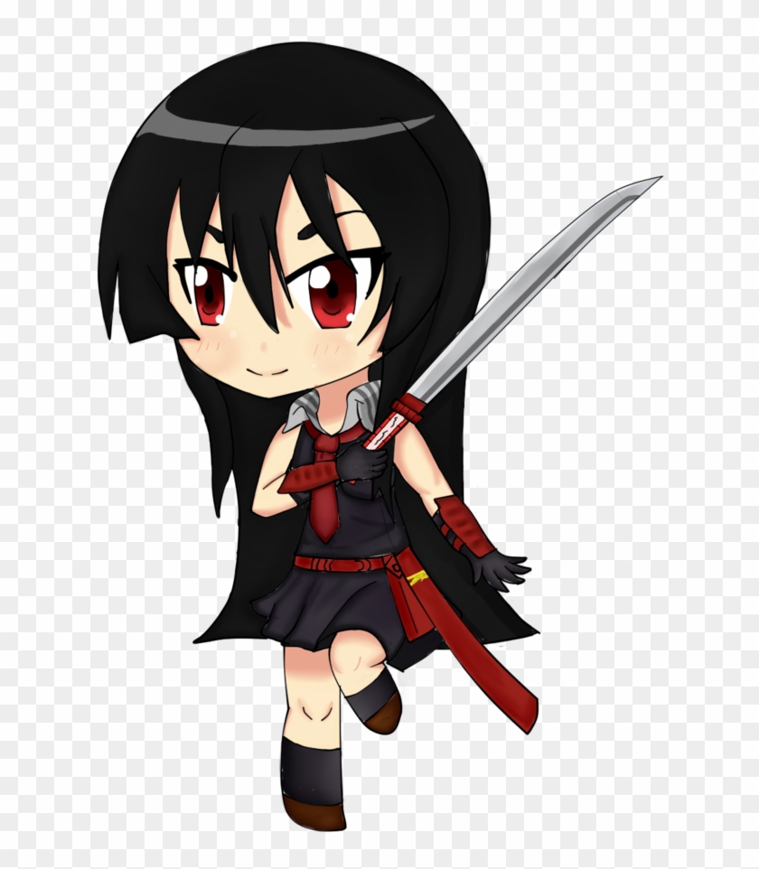 Chibi By Soniccolours123 Akame-akame Ga Kill Chibi - Akame Chibi Png #217573