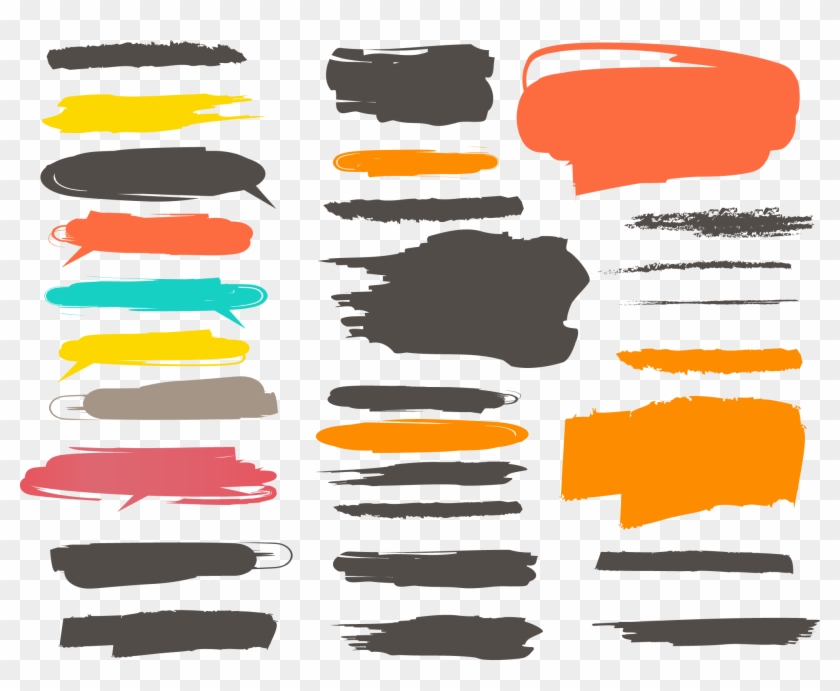 Ink Brush Paint Color - Paint Marks Png #217629