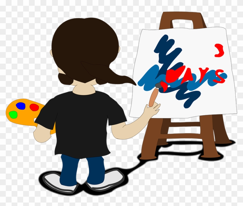 Painter Artist Paint Paintbrush Artistic C - Painter Clipart #217695