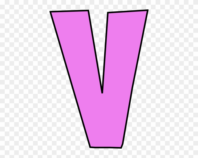 Clip Art Of Letter V #217693