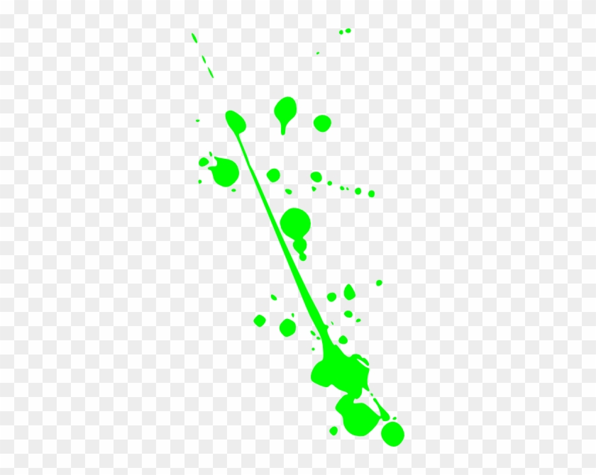 Splatter Clipart Lime Green Paint - Blood Splatter On Walls Drawing #217770