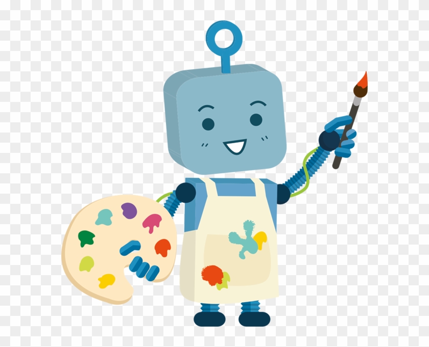 Example - Robot Painting Png #217826