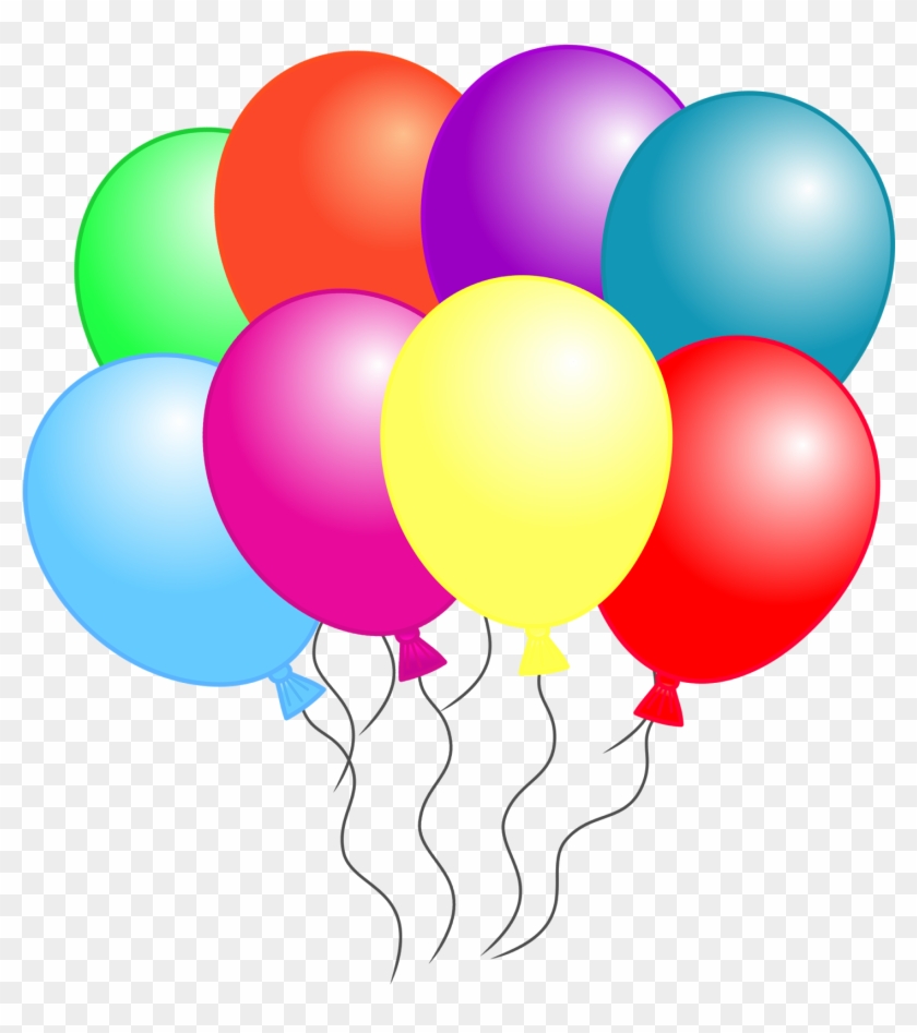 Balloon Clipart That Can Be Downloaded Individually - 8 Balloons Clipart #217863