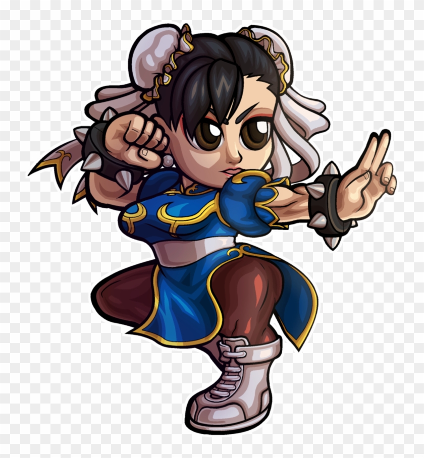 My Rendition Of Chun-li, Chibi Style - Chibi Street Fighter #217918