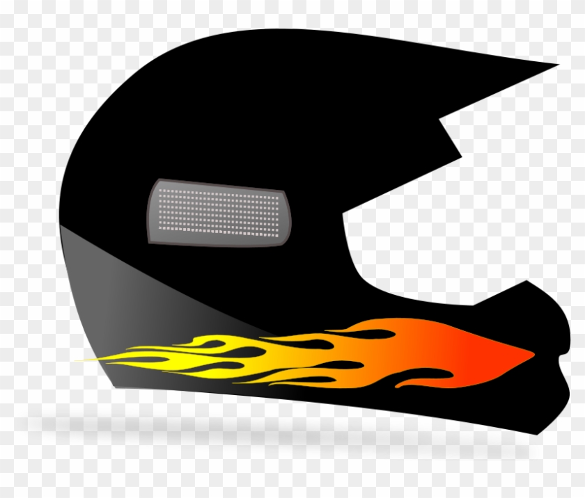 Helmet - Race Car Helmet Clipart #217928