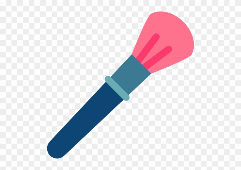 Makeup Brush Clipart - Make Up Brush Icon Png #217993