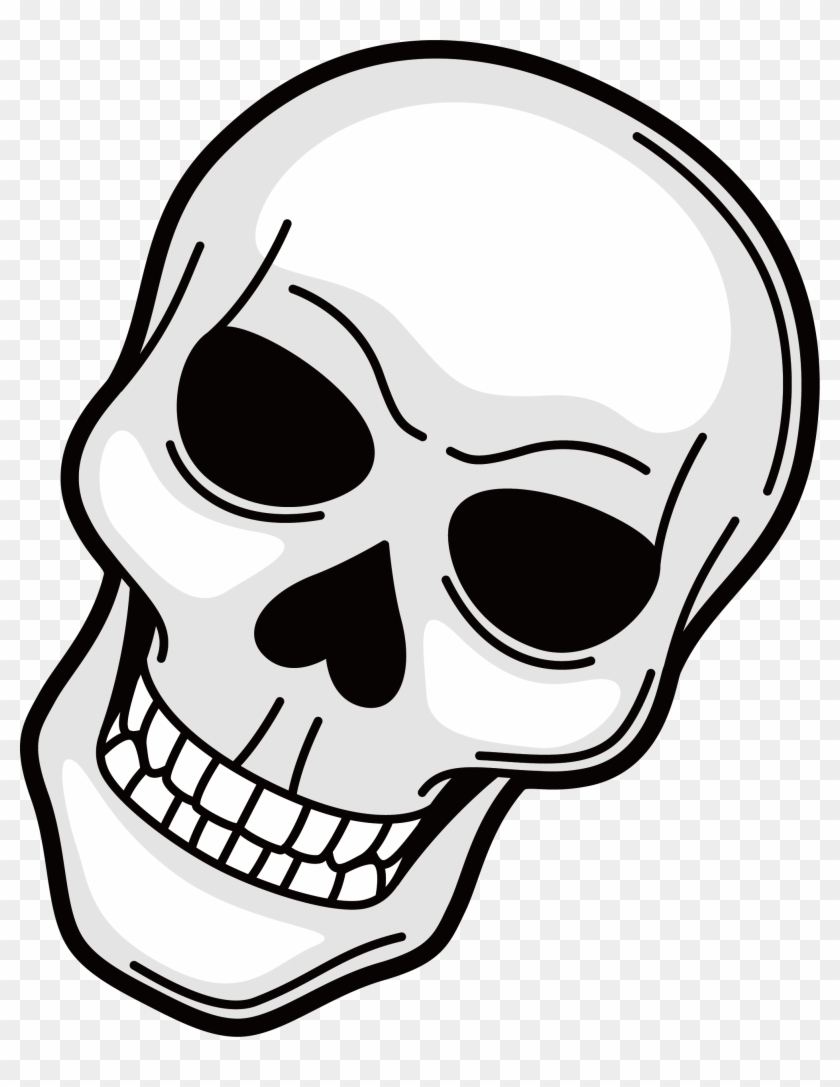 Skull Drawing Clip Art - Skull Vector Png #218024