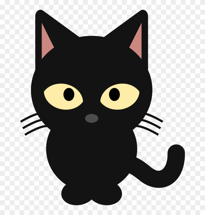 Cat Clipart Face Clipartfest - Cute Black Cat Clipart #218027