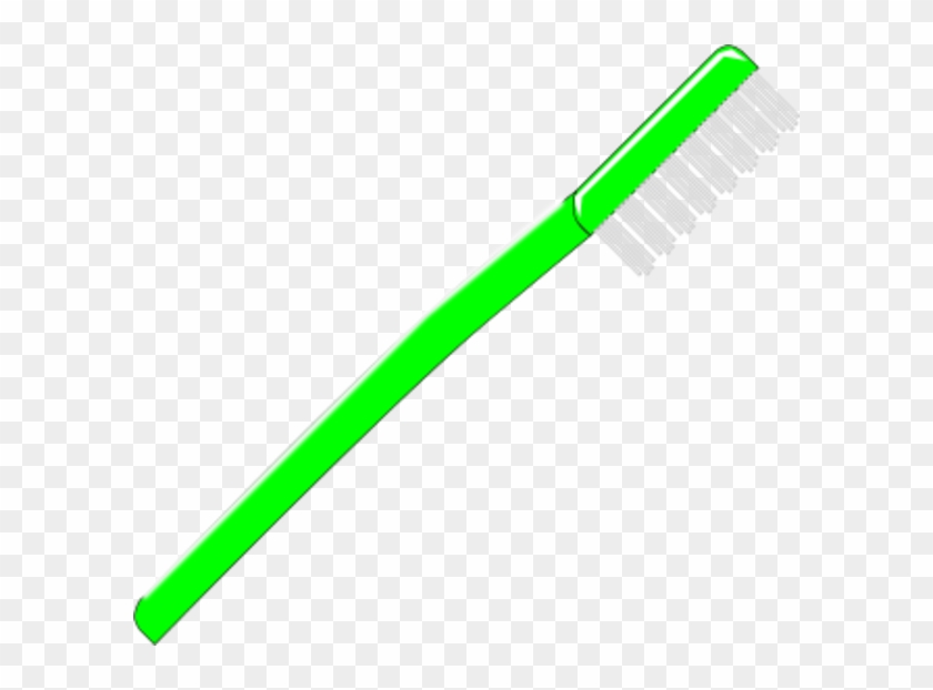 Toothbrush Vector Clip Art - Lime Green Line Transparent #218042