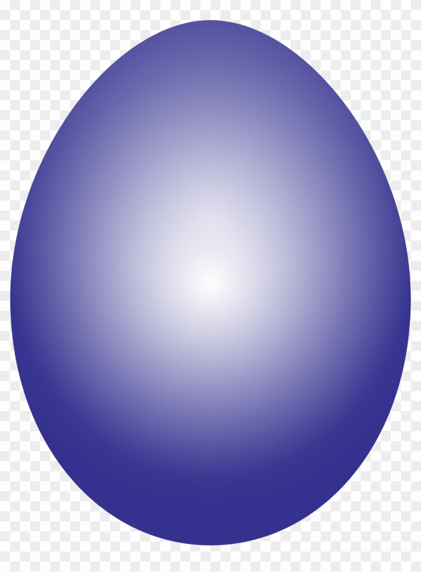 Blue Egg Cliparts - Blue Easter Egg Png #218060