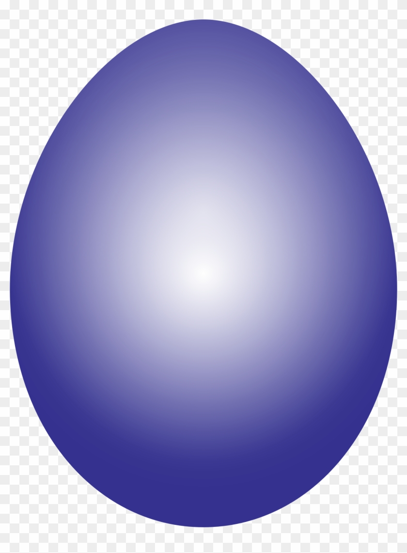 Blue Egg Cliparts - Blue Easter Egg Png #218060