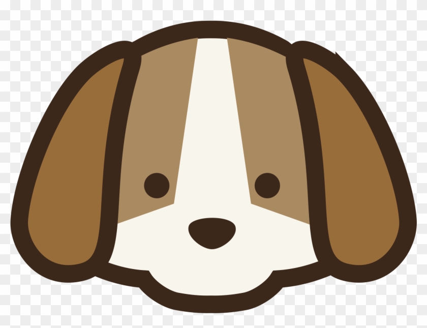 Clipart - Cute Cartoon Dog Face #218167