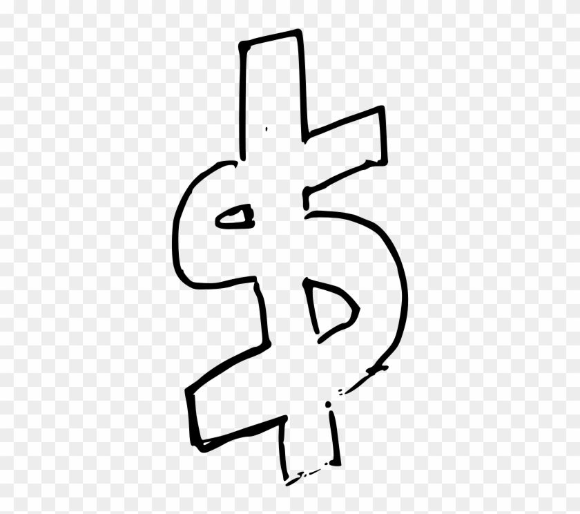 Dollar Sign Cash Clip Art - Dollar Sign Drawing Png #218173
