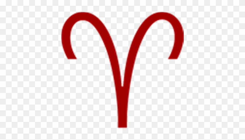 Homestuck Clipart Aries Symbol - Red Aries Symbol #218295