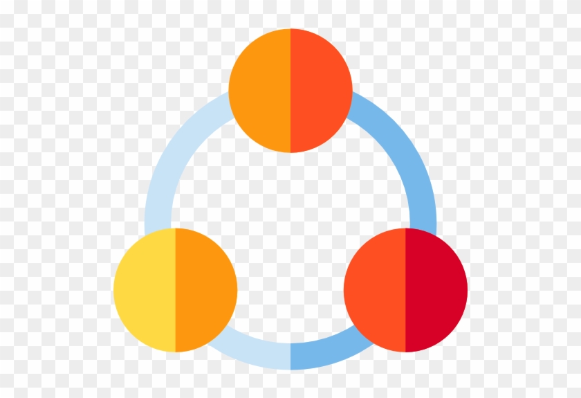Collaboration, Organization, Team, Circles, Networking, - Collaborate Icon Png Flat #218358