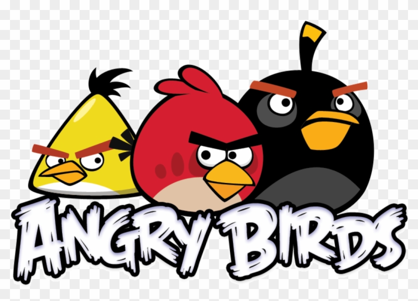 Video Game Clipart Transparent - Angry Birds Logo Png #218438