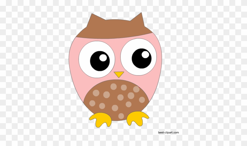 Free Cute Pink Owl Png Clipart - Owl Baby Shower #218449