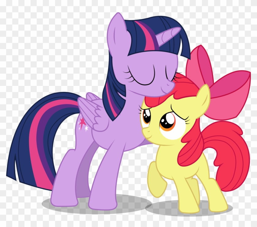 Twilight Clipart Apple - My Little Pony Twilight Sparkle And Applebloom #218465