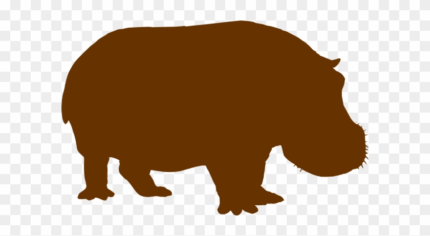 Hippo Clipart Real - Hippo Silhouette #218493