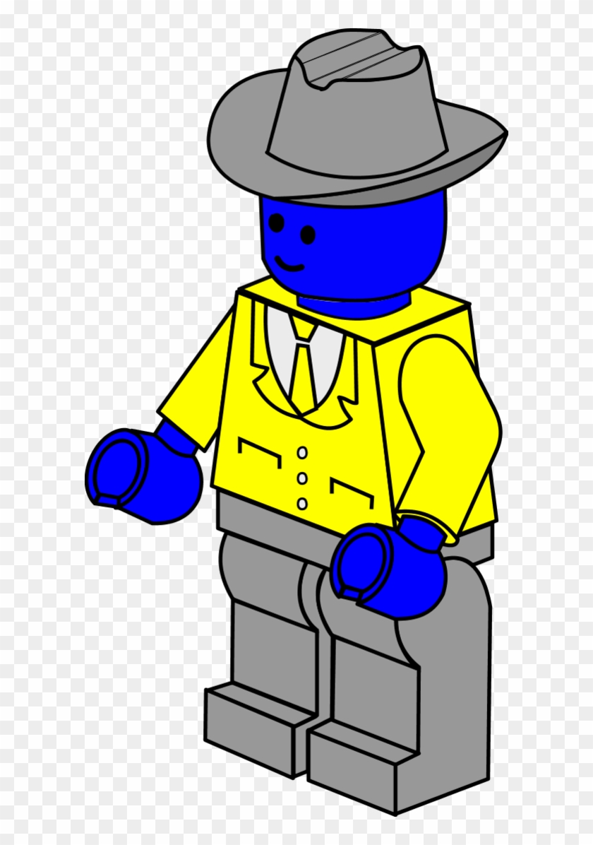 Business Man Lego Vector Clip Art - Lego Clipart #218642