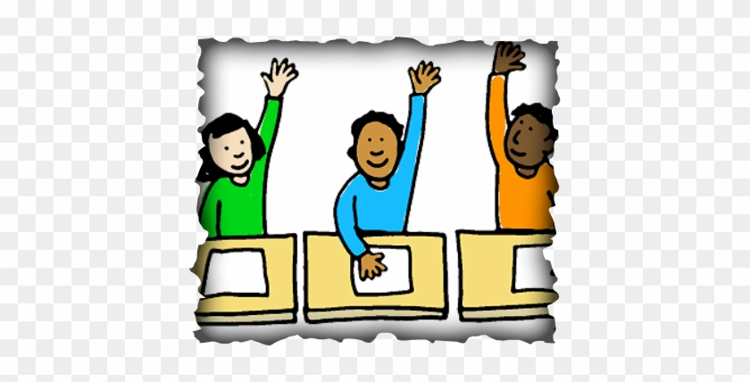 Classroom Rules For Kinder - Raise Hand Clipart #218653