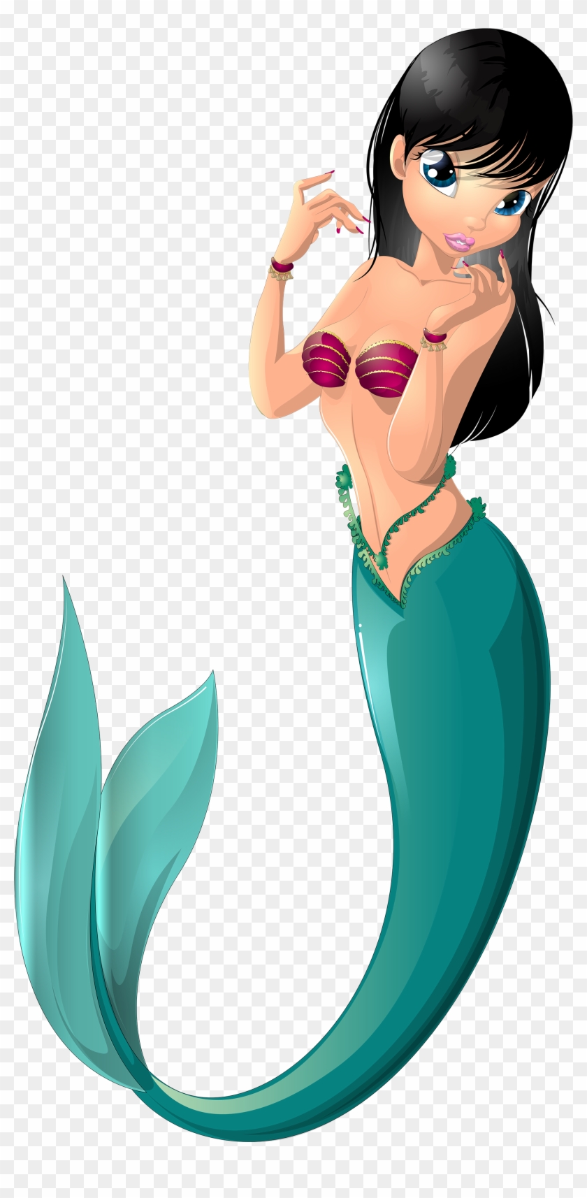 Cartoon Mermaid Clipart Free Clip Art Images Image - Cartoon Mermaid #218890