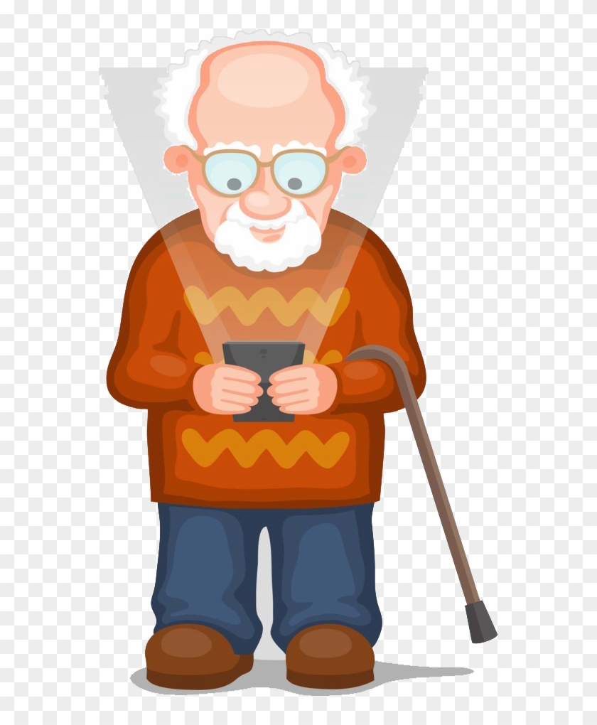 Old Age Mobile Phone Clip Art - Old Age Mobile Phone Clip Art #219069