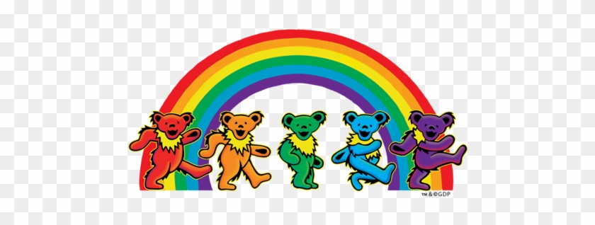 All Rainbow Bears - Grateful Dead - Dancing Bears Sticker #219049