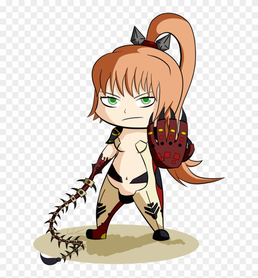 Chibi Manga Anime Demon Graphic Royalty Free - Chibi Ecchi #1387254