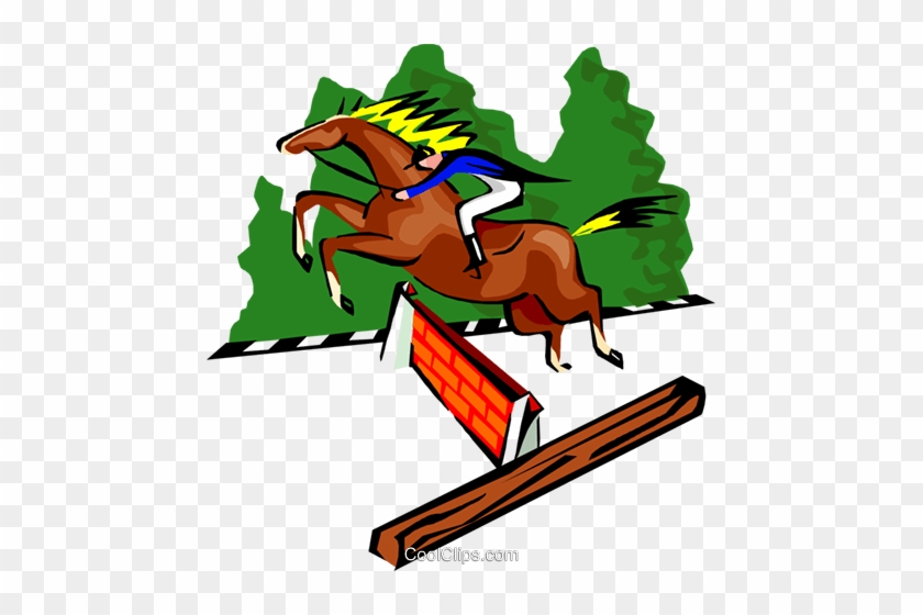 Sports, Horse Jumping, Equestrian Royalty Free Vector - Equestrianism #1387305