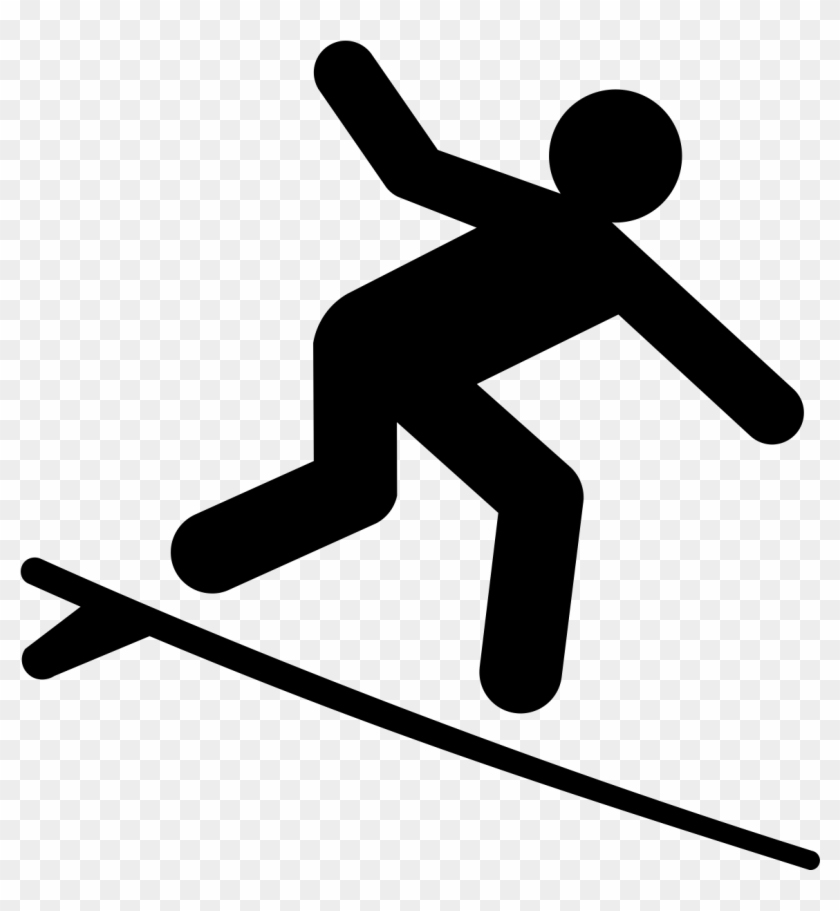 Snow Surfing Adventure - Surfing Icon #1387345