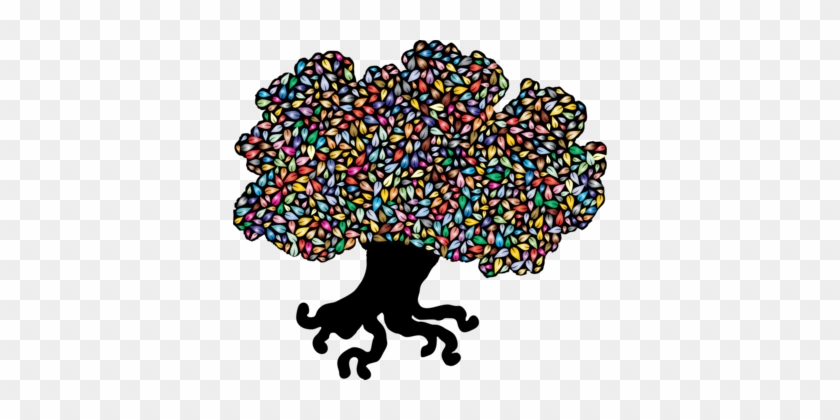 Leaf Tree Food Art Silhouette - Clip Art #1387401