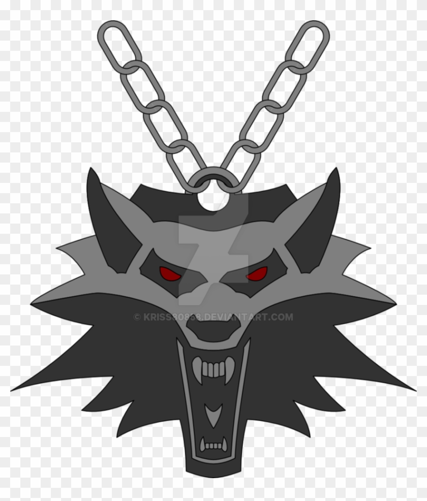 The Witcher S By Clip Art Free - Witcher Medallion Vector #1387489