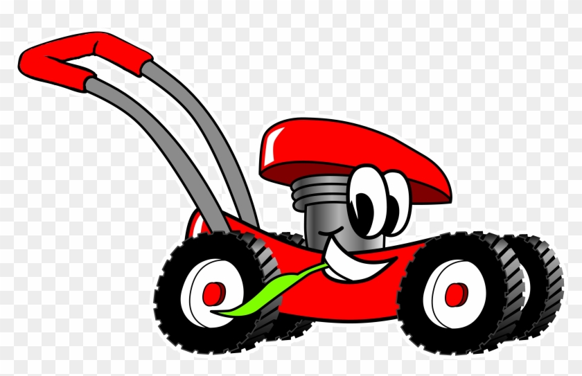 Riding Lawn Mower Cartoon #1387806