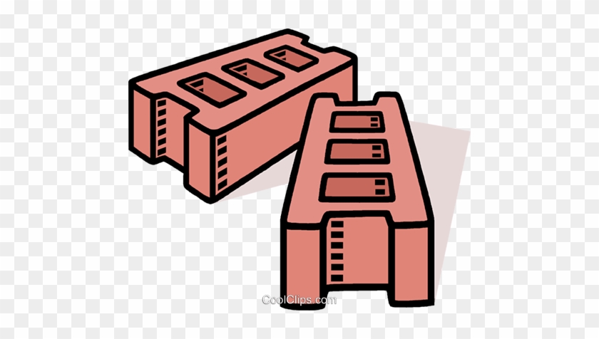 Cement Blocks Royalty Free Vector Clip Art Illustration - Solids Science #1387811