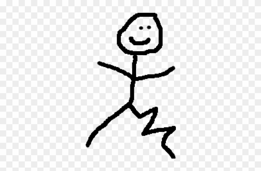 Slender Man Clipart Happy - Cartoon #1387830
