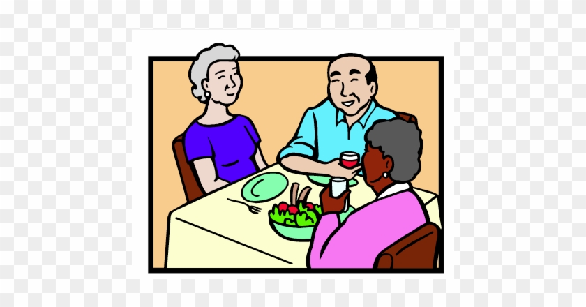 The Seniors Drop-in Program Provides Older Adults With - Luncheon Club Clip Art #1387894