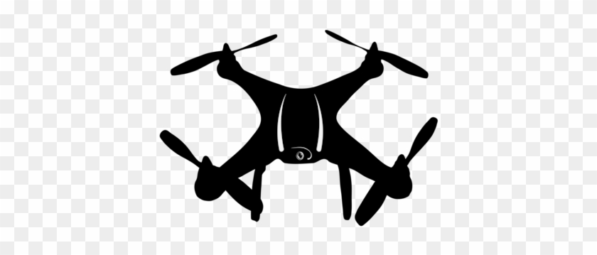 Unmanned Aerial Vehicle Quadcopter Diagram Can Stock - Clip Art Drone Logo #1387958