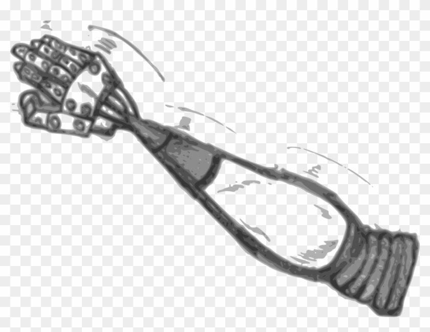 Robotic Arm Robotics Thumb - Bionic Arm Clip Art #1387976