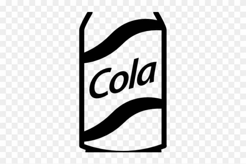 Cola Tin Black And White #1388080