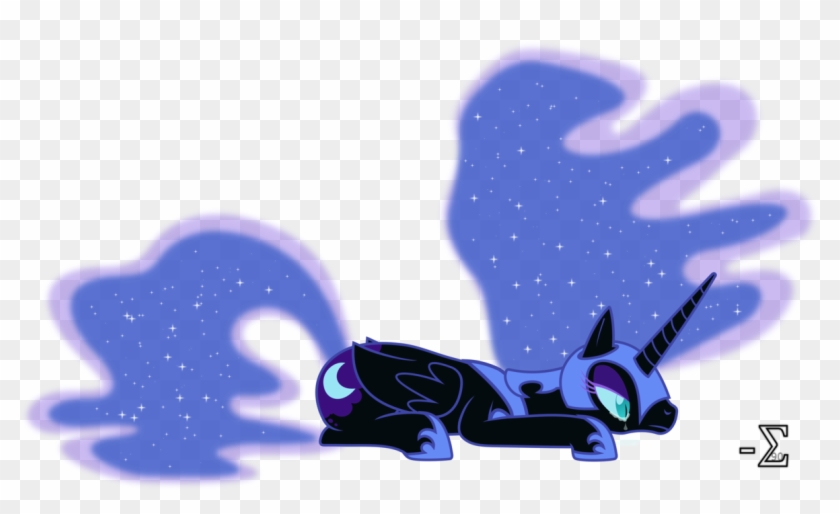 Depression Clipart Disappointed - Pony Nightmare Moon Sad #1388137