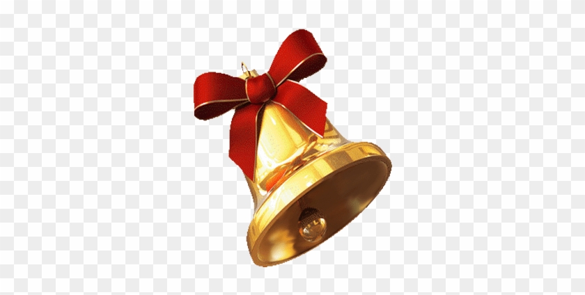 Gold Christmas Transparent Background - Christmas Bells Transparent Background #1388140