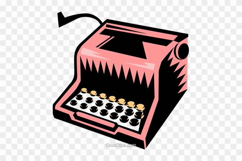 Typewriter Royalty Free Vector Clip Art Illustration - Illustration #1388221