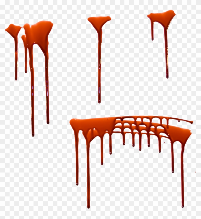 Realistic Blood Dripping Png - Red Png Transparent Blood Trickle #1388249