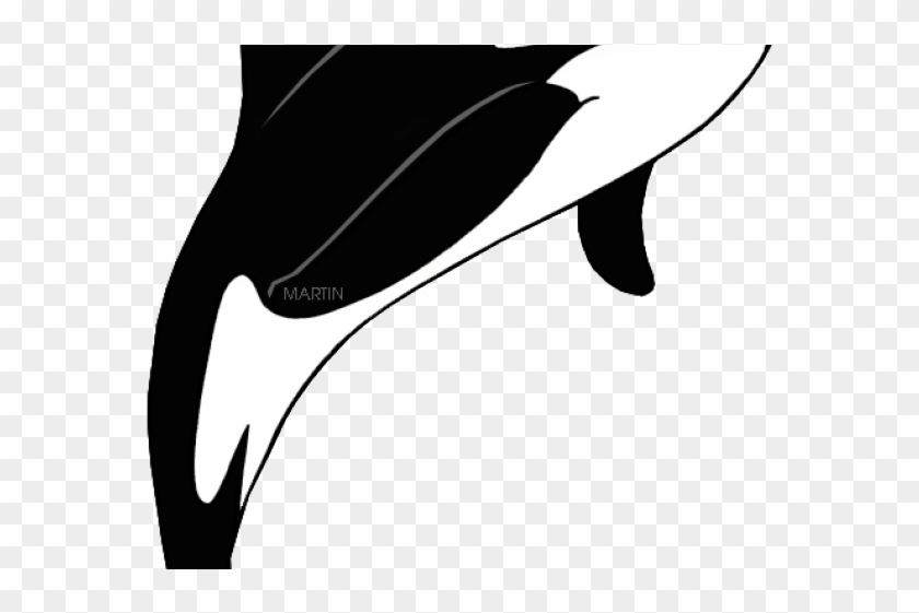 Mammal Clipart Killer Whale - Clip Art Black And White Killer Whale #1388264