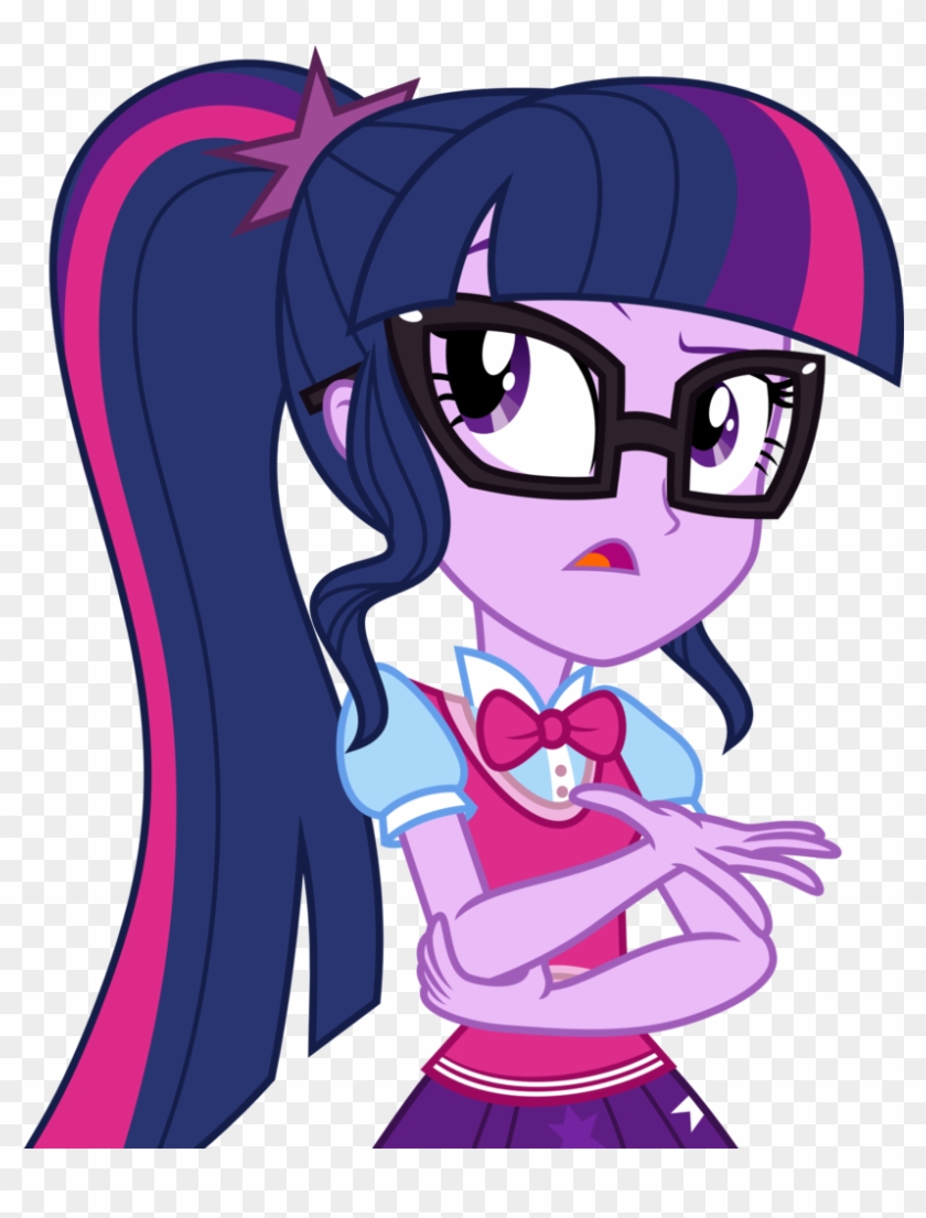 Aqua Pony, Bowtie, Clothes, Equestria Girls, Glasses, - Paw Print Blue Clue #1388347